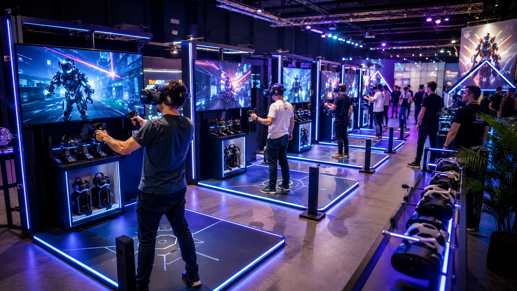 vr arcade setup