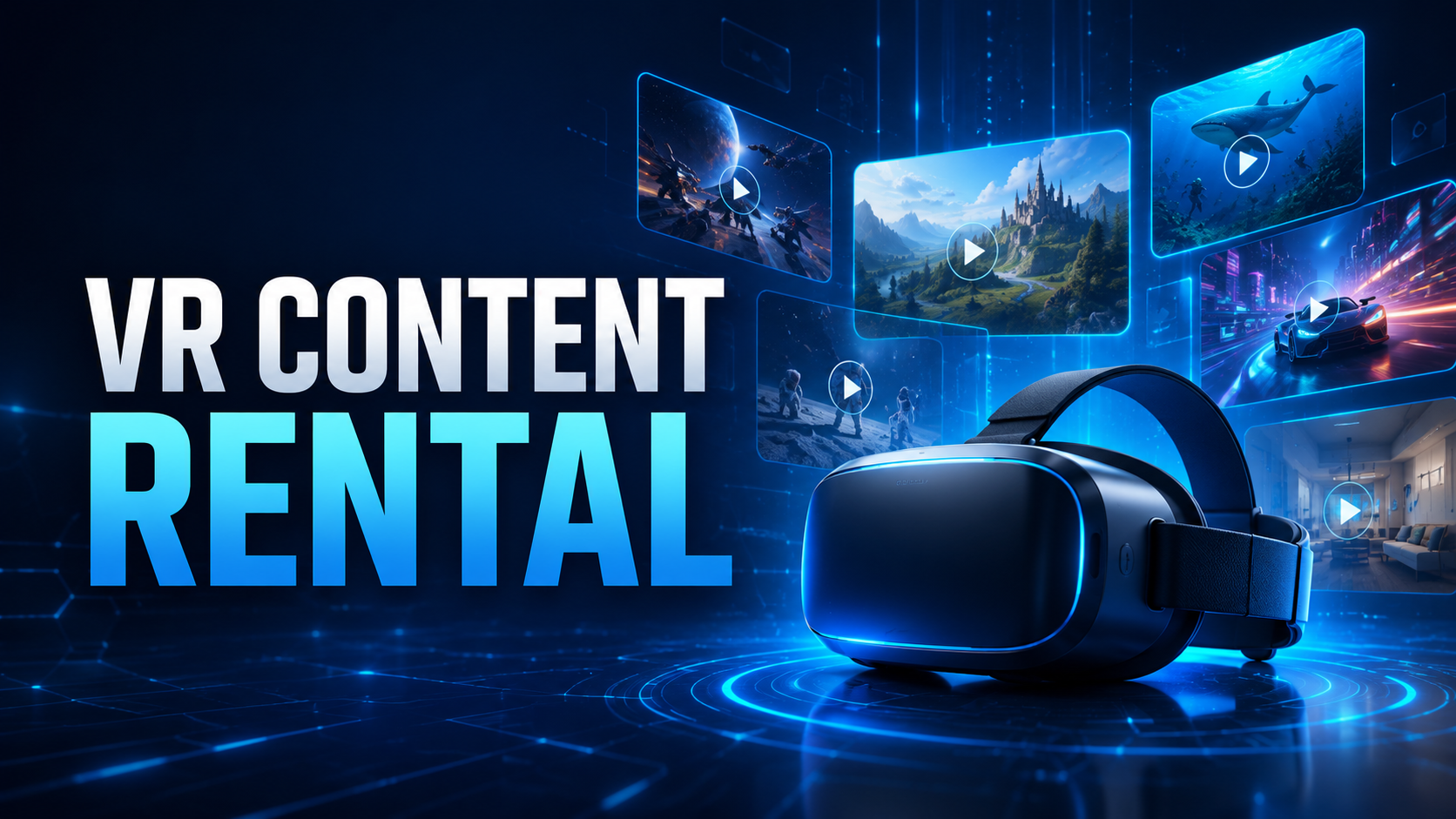 Vr content rental