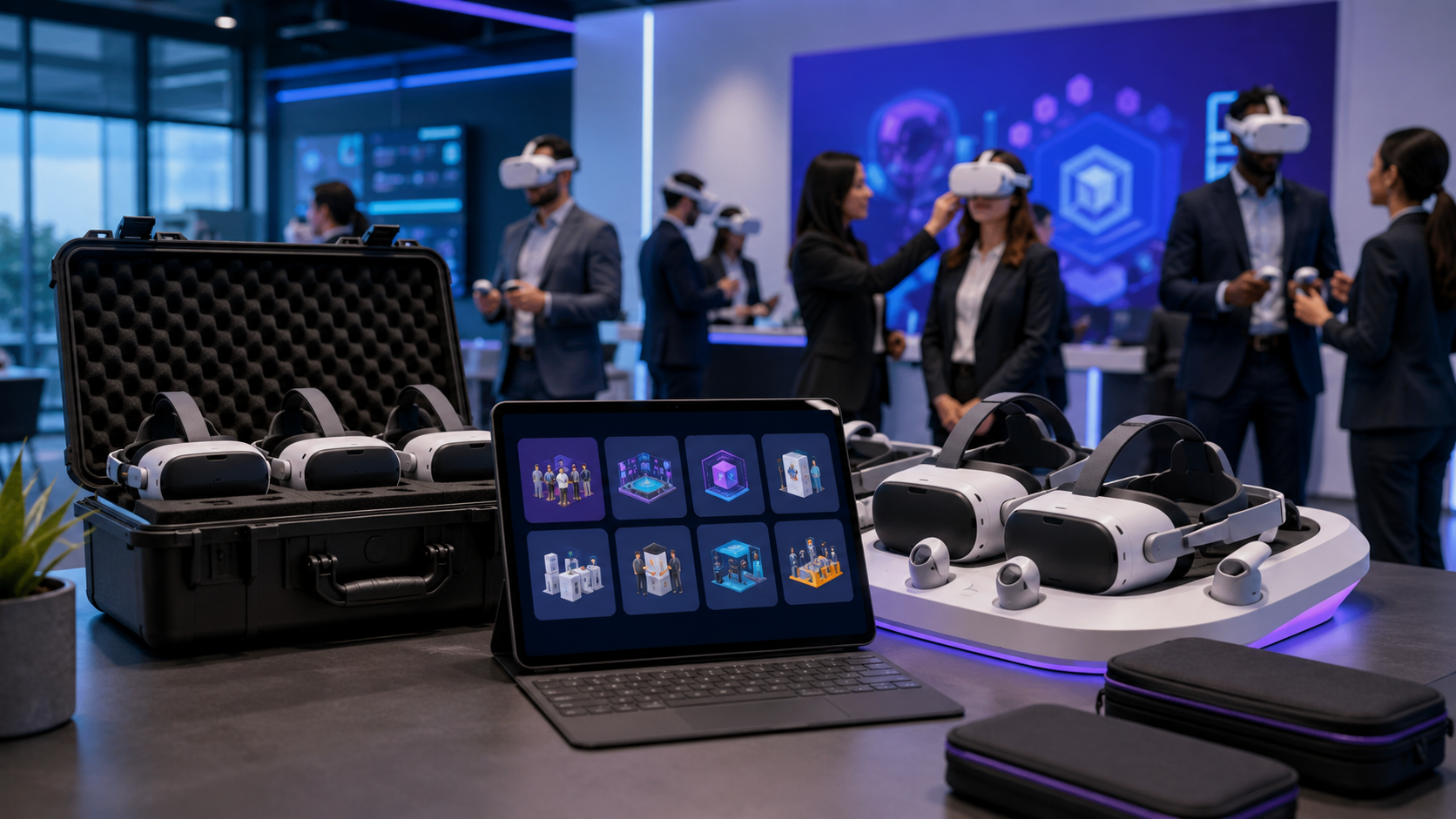 vr headsets with content