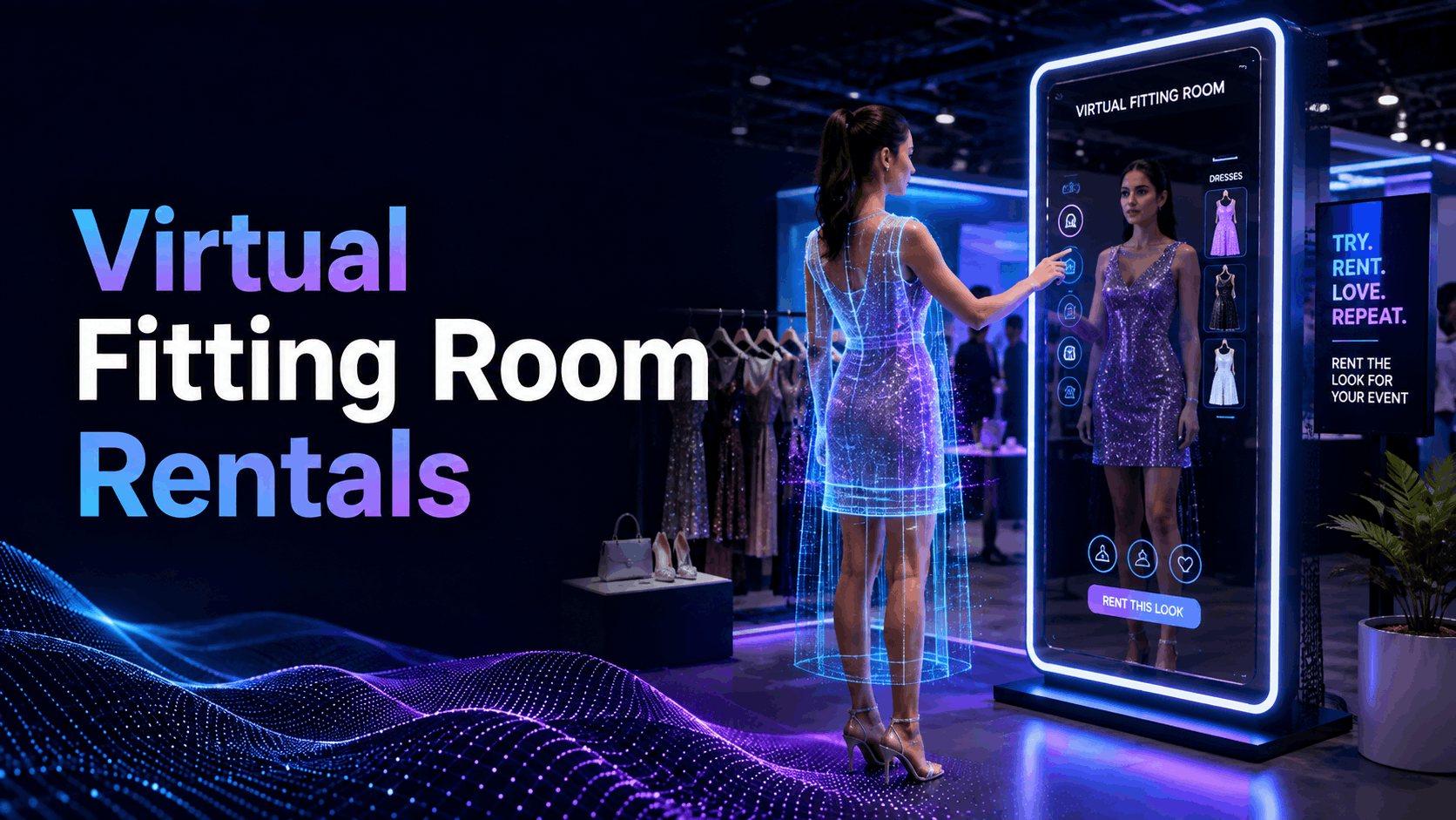 virtual fitting room rentals