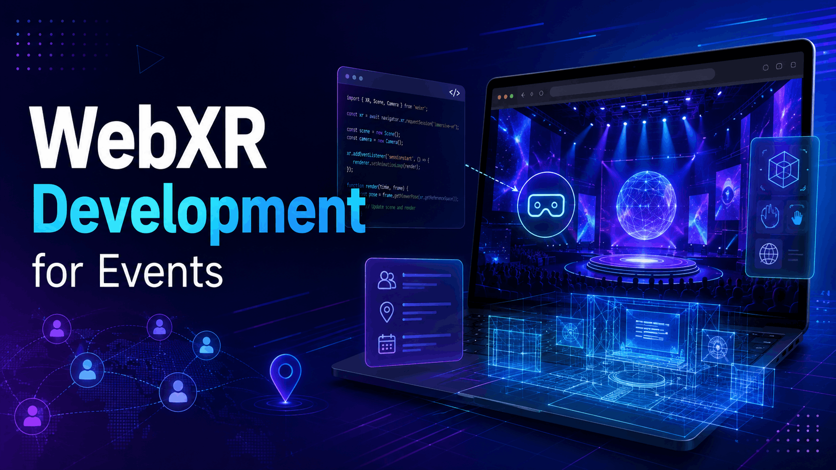 webxr development for events