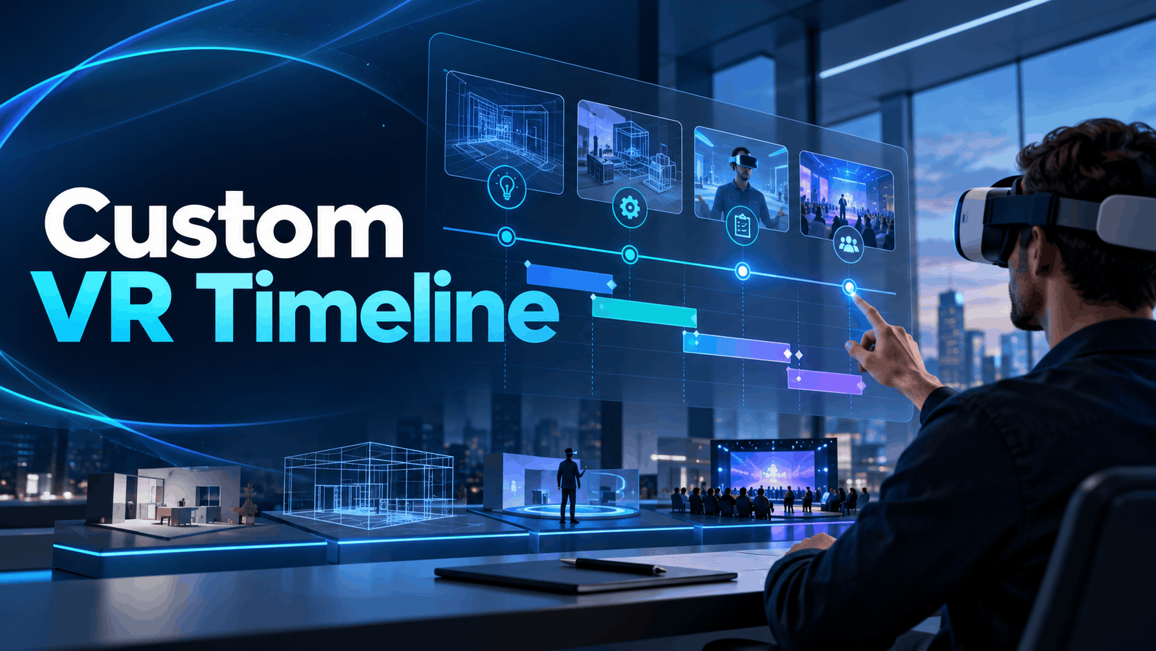 custom vr timeline